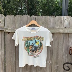 Free People/ Daydreamer Johnny Cash Riders In The Sky Tee